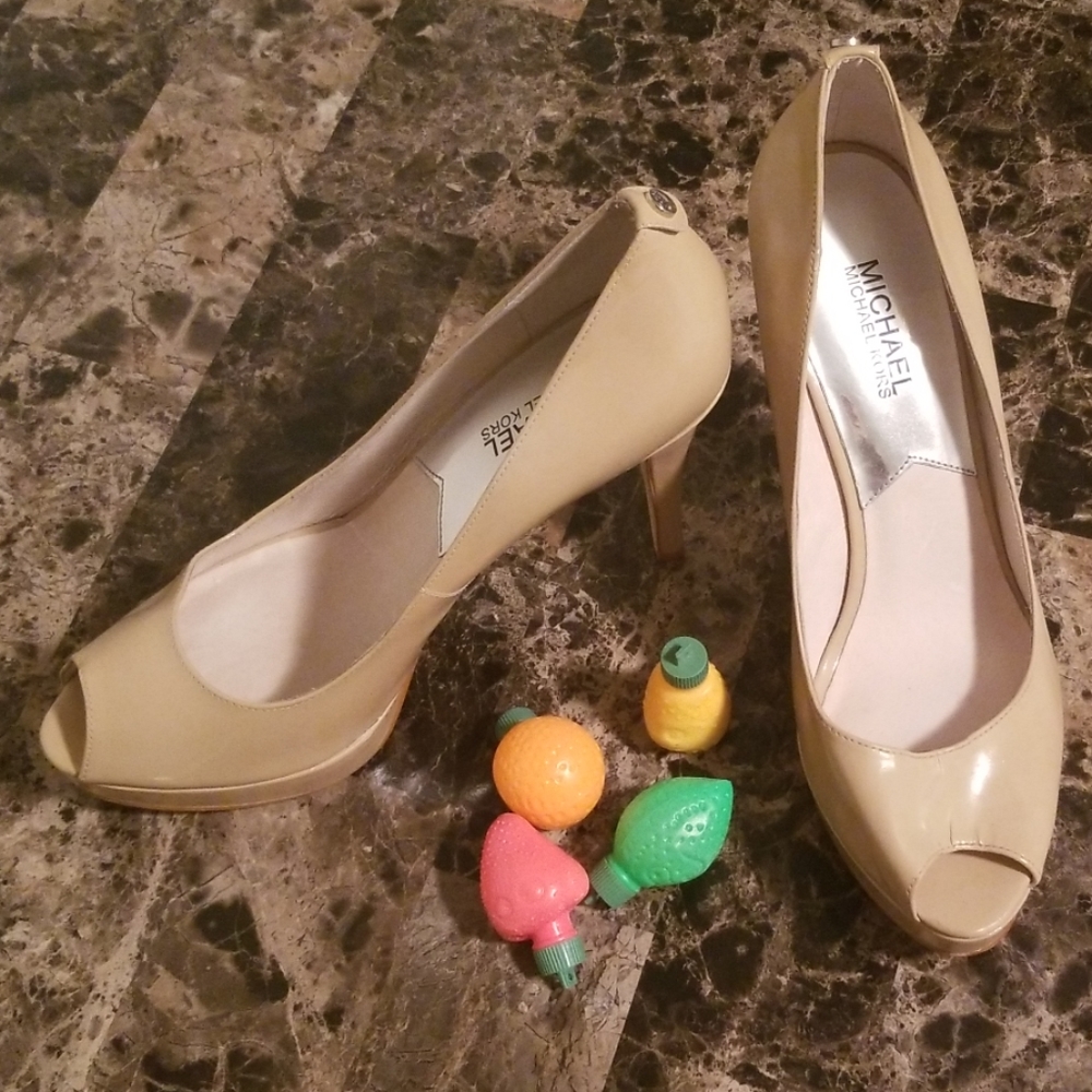 Michael Kors Open-Toe Pump